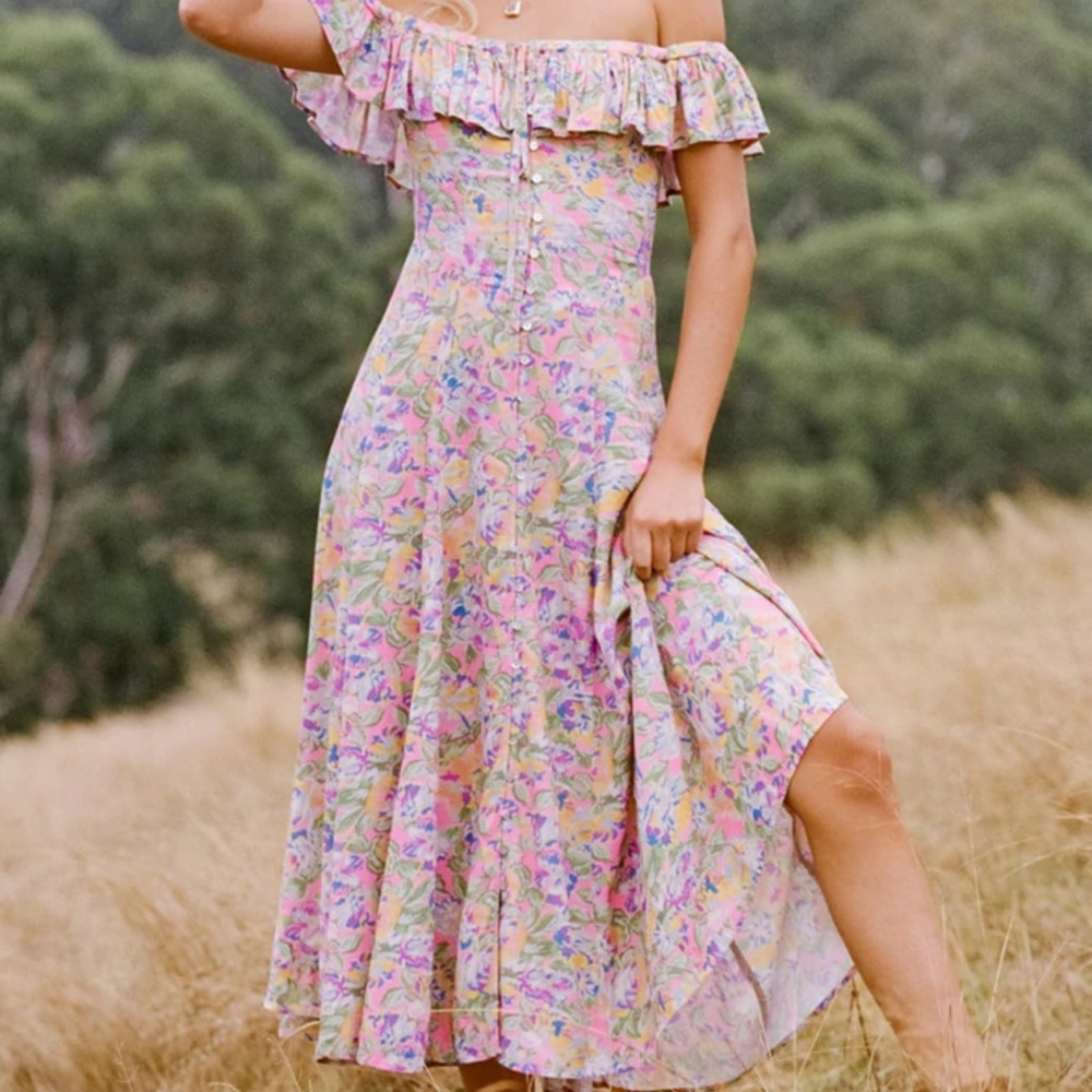 NWT-Spell & the Gypsy off the shoulder sundress